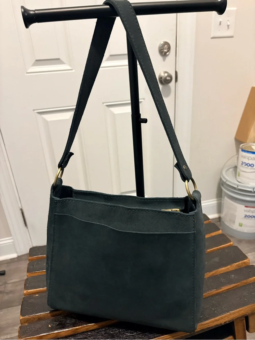 EUC Portland Leather Small Triangle Shoulder Bag